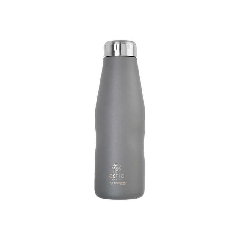 Estia Travel Flask 500ml Save Τhe Aegean (Fjord Grey)