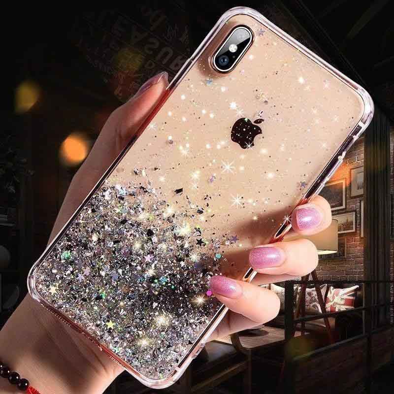Wozinsky Star Glitter Shining Cover (iPhone SE 2 / 8 / 7) clear