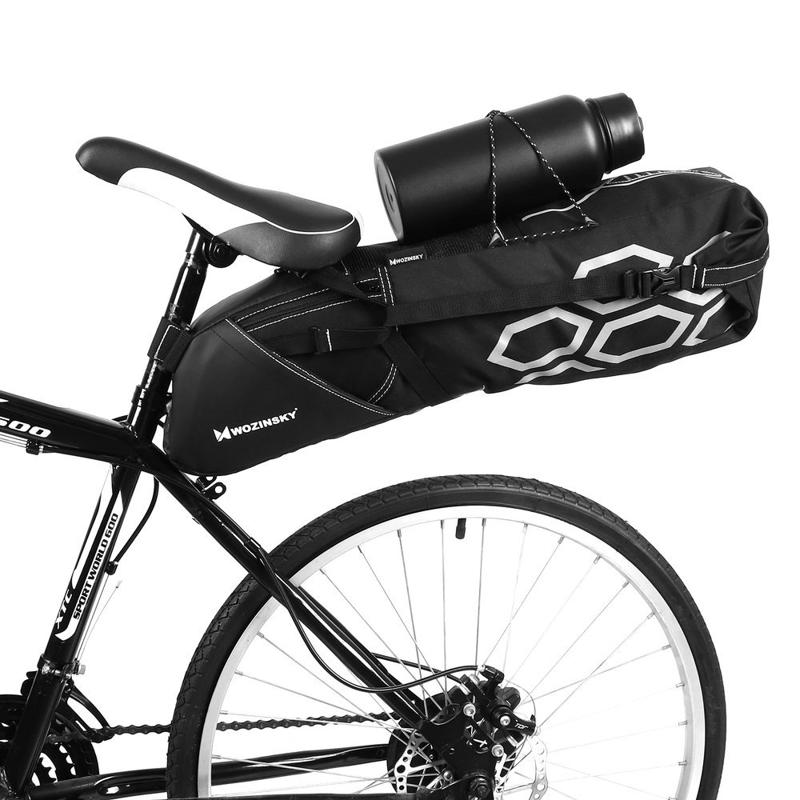 Wozinsky Bicycle Bag Roomy για σέλα 12L black (WBB9BK)