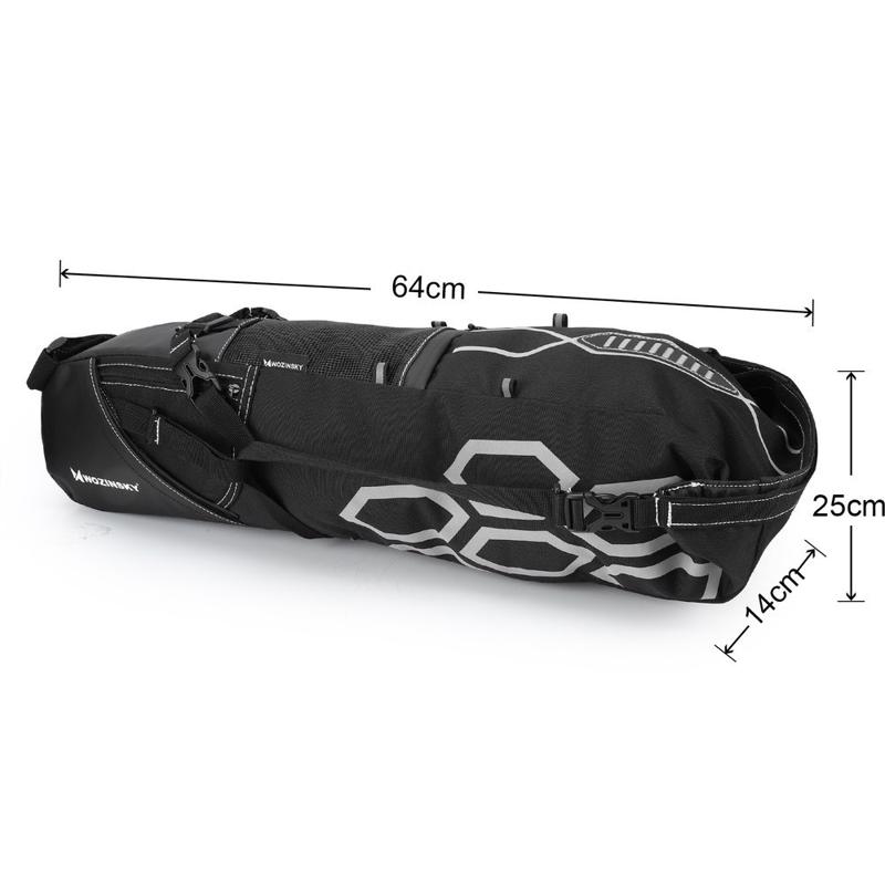 Wozinsky Bicycle Bag Roomy για σέλα 12L black (WBB9BK)