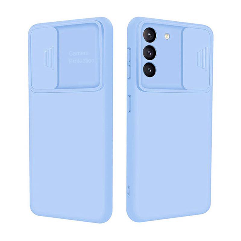 Nexeri Cam Slider Case Back Cover (Samsung Galaxy A03S) light-blue
