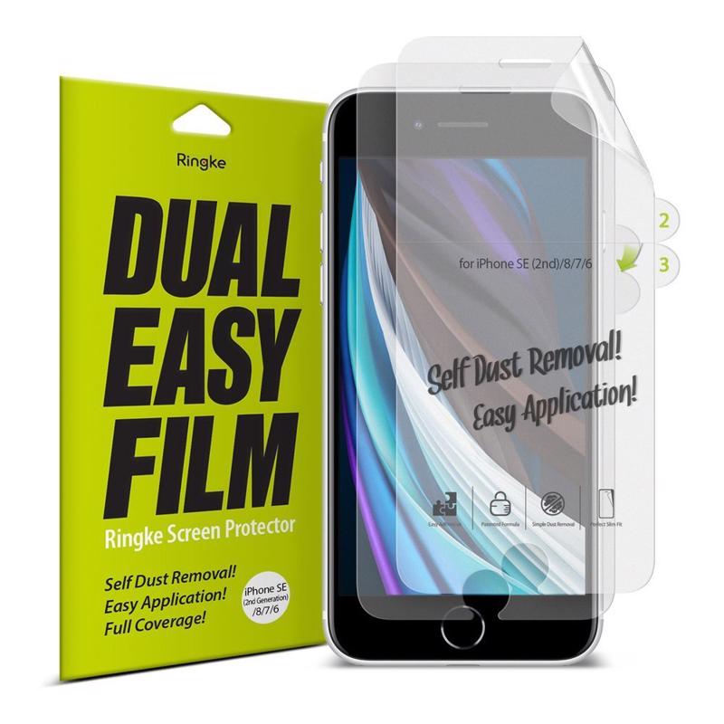 Ringke Dual Easy Film 2x Screen Protector (iPhone SE 2 / 8 / 7) (ESAP0005)