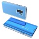 Clear View Case Book Cover (Samsung Galaxy S21 FE) blue