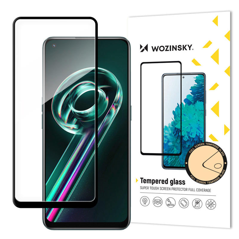Wozinsky Tempered Glass 5D Full Glue And Coveraged (Realme 9 Pro Plus / 9 4G) black