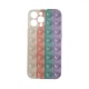 Bubble Pop It Back Case (iPhone 13 Pro Max) white-coral-mint-purple