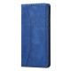 Magnet Fancy Wallet Case (Samsung Galaxy S22 Ultra) blue