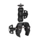 Βάση Στήριξης 360 Clamp με Σφιγκτήρα για Action Camera (black)