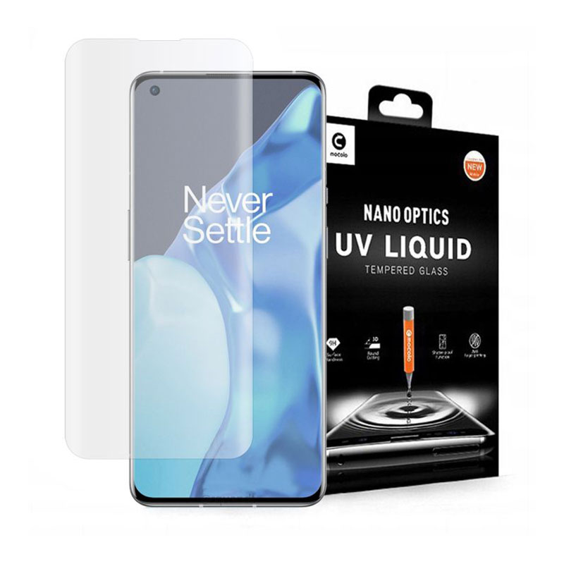 Mocolo UV Full Face Tempered Glass Liquid (Oneplus 9 Pro) clear