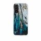 Gold Glam Back Cover Case (Samsung Galaxy S21 FE) feathers