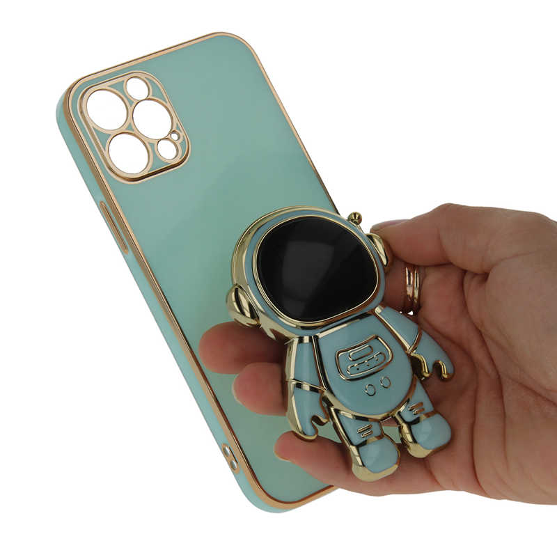 Astronaut 3D Silicone Back Cover Case (Xiaomi Redmi Note 12 Pro 5G) mint