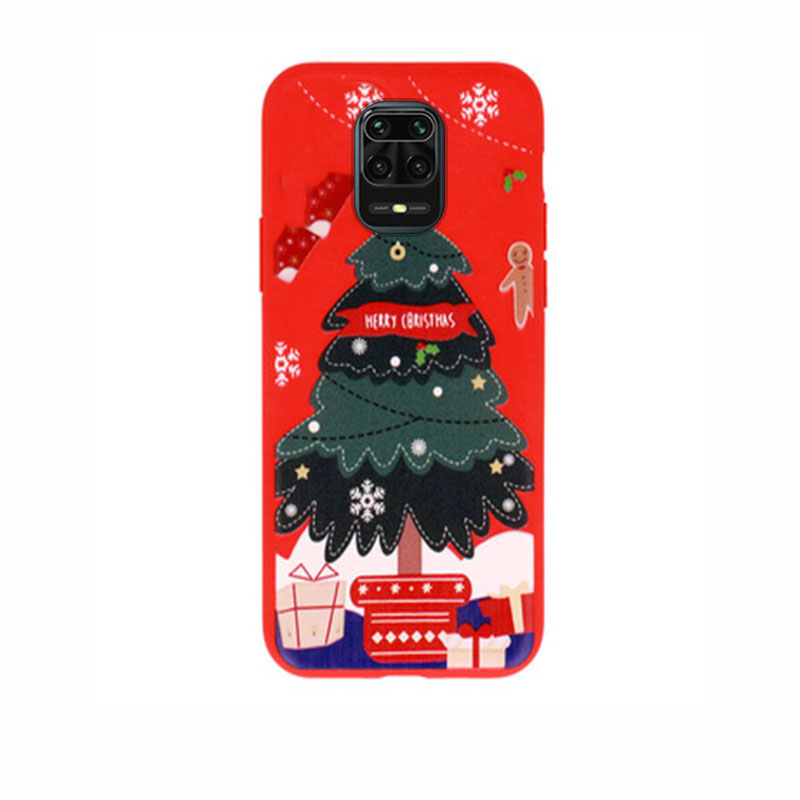 Christmas Back Cover Case (Xiaomi Redmi Note 9S / 9 Pro) design 6 red