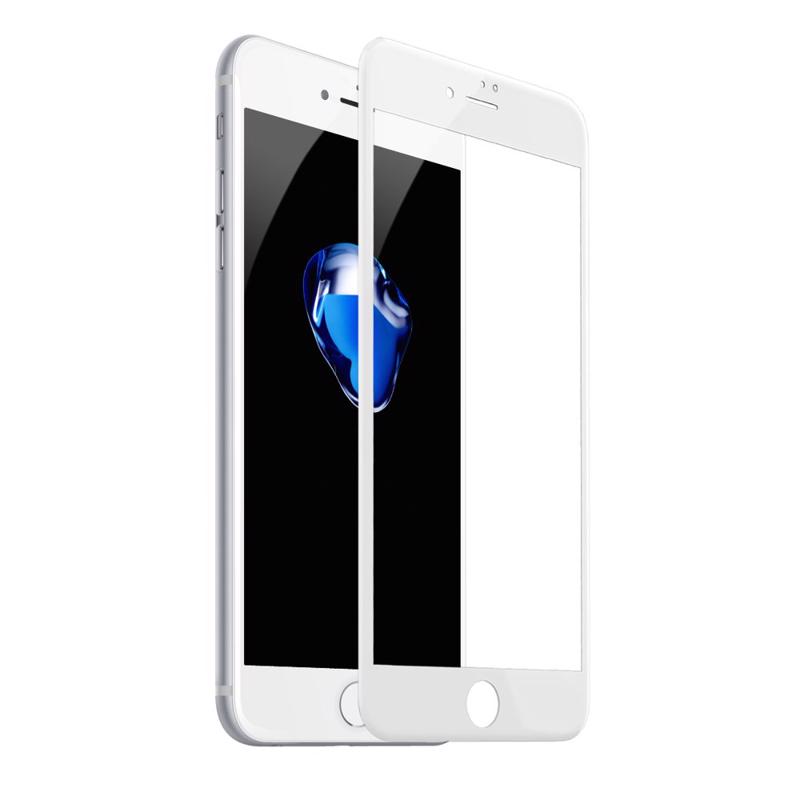 Baseus 2x 0.23mm PET Soft 3D Full Cover Glass (iPhone SE 2 / 8 / 7) white (GPE02)