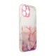 Marble Gel Design Case (iPhone 13) pink