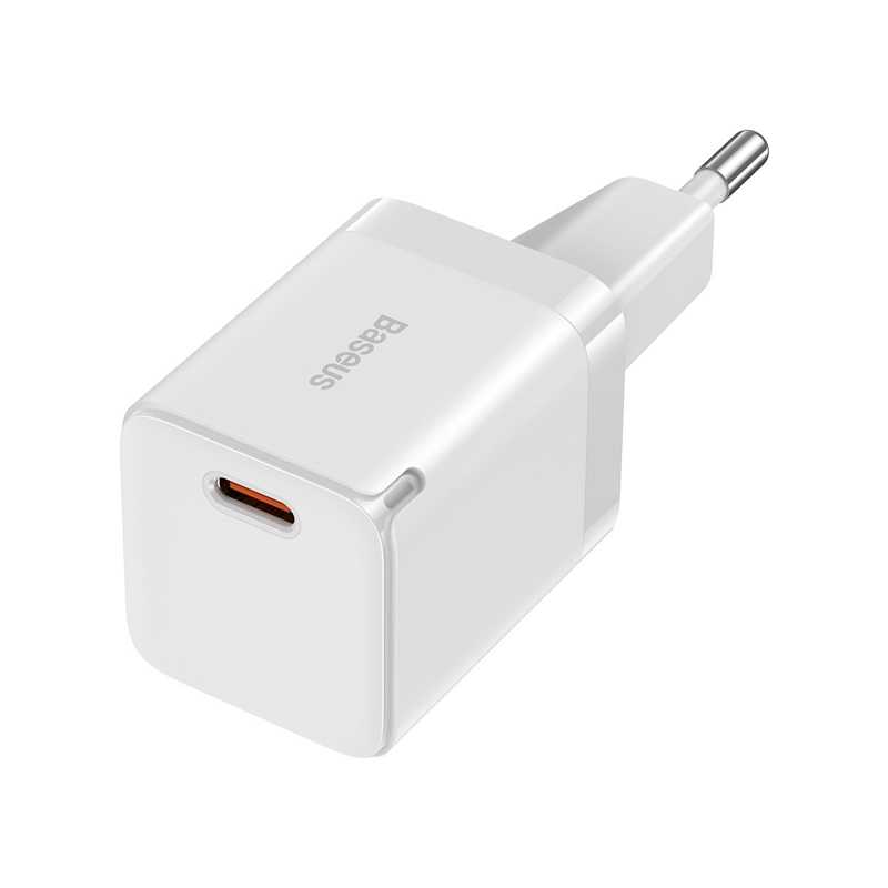 Baseus GaN3 Fast Type-C Wall Charger 30W (CCGN010102) white
