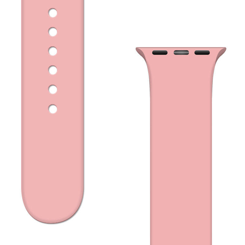 Silicone Λουράκι APS Band (Apple Watch All Models) (38/40/41mm) pink
