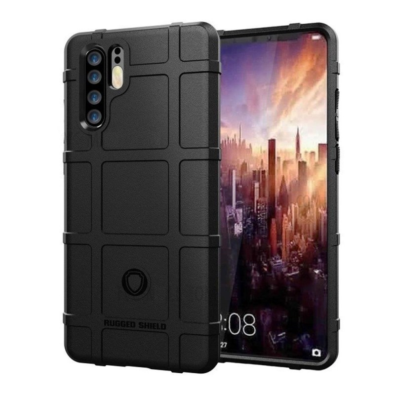 Anti-shock Square Armor Case Rugged Cover (Huawei P30 Pro) black