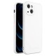 Wozinsky Color Silicone Back Cover Case (iPhone 13) white