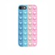 Bubble Pop It Back Case (iPhone SE 2 / 8 / 7) blue-pink 1