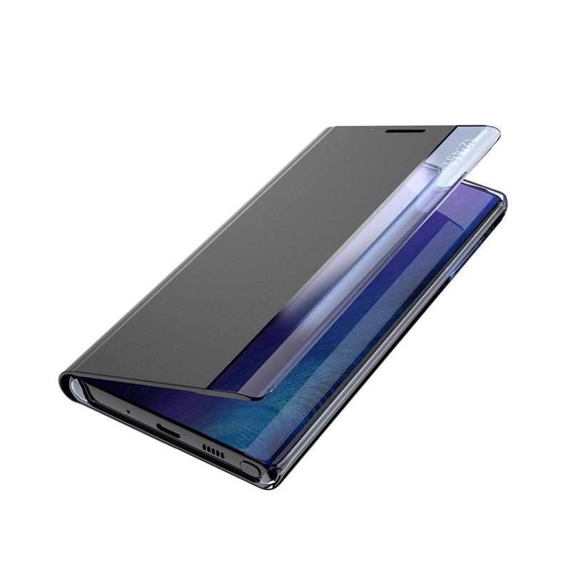 Sleep Window Case Book Cover (Xiaomi Redmi Note 9S / 9 Pro) black