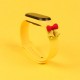 Christmas Strap Λουράκι Σιλικόνης (Xiaomi Mi Band 4 / 3) yellow-bells