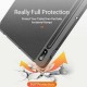 Dux Ducis Domo Series Book Cover (Samsung Galaxy Tab S7 Plus / S8 Plus) black