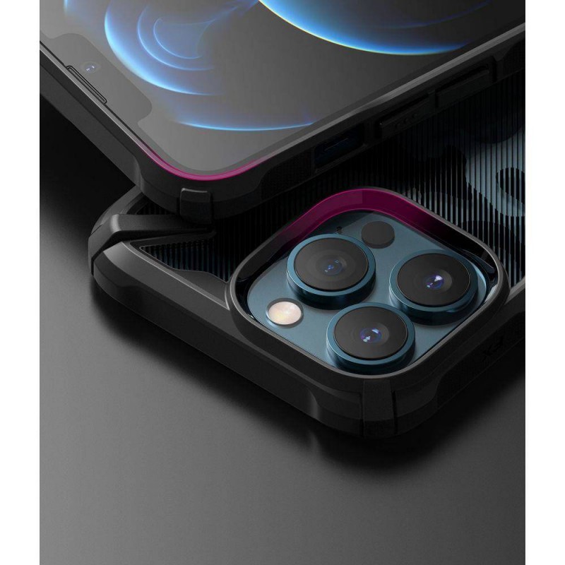 Ringke Fusion-X Camo Back Case (iPhone 13 Pro) camo-black