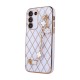 Glamour Quilted Case Back Cover (Samsung Galaxy S22) white