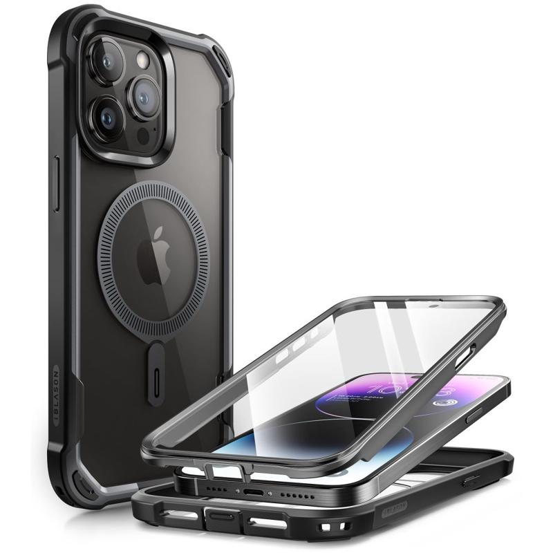 Supcase Ares i-Blason Magsafe Case (iPhone 15 Pro) black