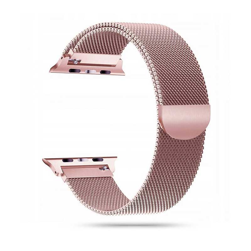 Tech-Protect Milanese Λουράκι Metal (Apple Watch All Models) (42/44/45/49mm) rose-gold