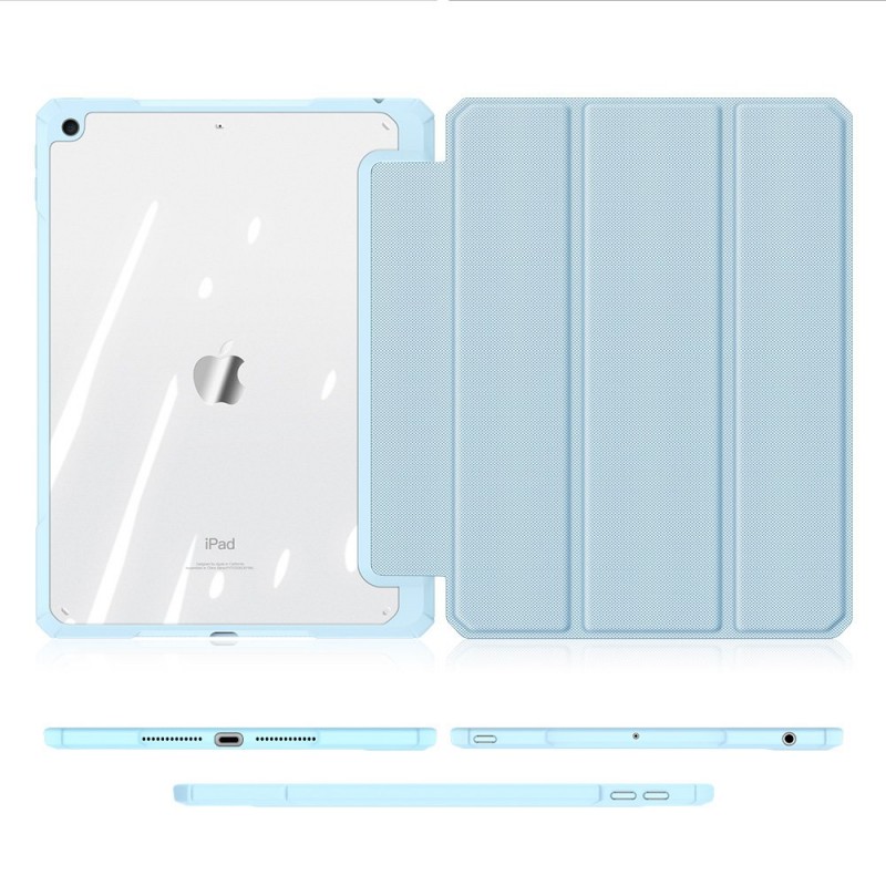 Dux Ducis Toby Book Case με Θήκη για Στυλό (iPad 10.2 2019 / 20 / 21) blue