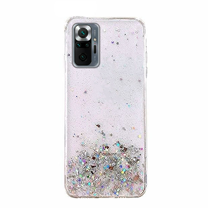 Wozinsky Star Glitter Shining Cover (Xiaomi Redmi Note 10 Pro) clear