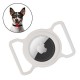 Θήκη Σιλικόνης με Κολάρο Σκύλου / Γάτας (Apple AirTag) white