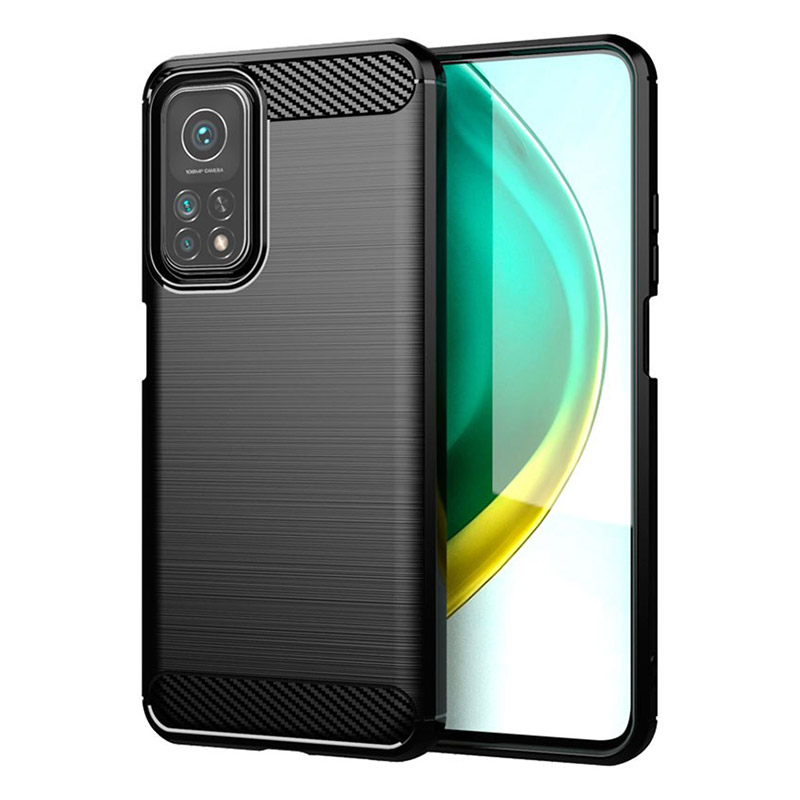 Carbon Case Back Cover (Xiaomi Mi 10T / 10T Pro) black