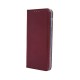 Smart Magnetic Leather Book Cover (Huawei P40 Lite E) burgundy