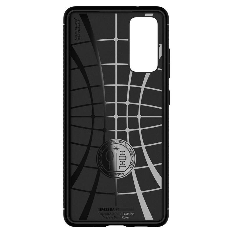Spigen® Rugged Armor™ ACS01847 Case (Samsung Galaxy S20 FE) matte black