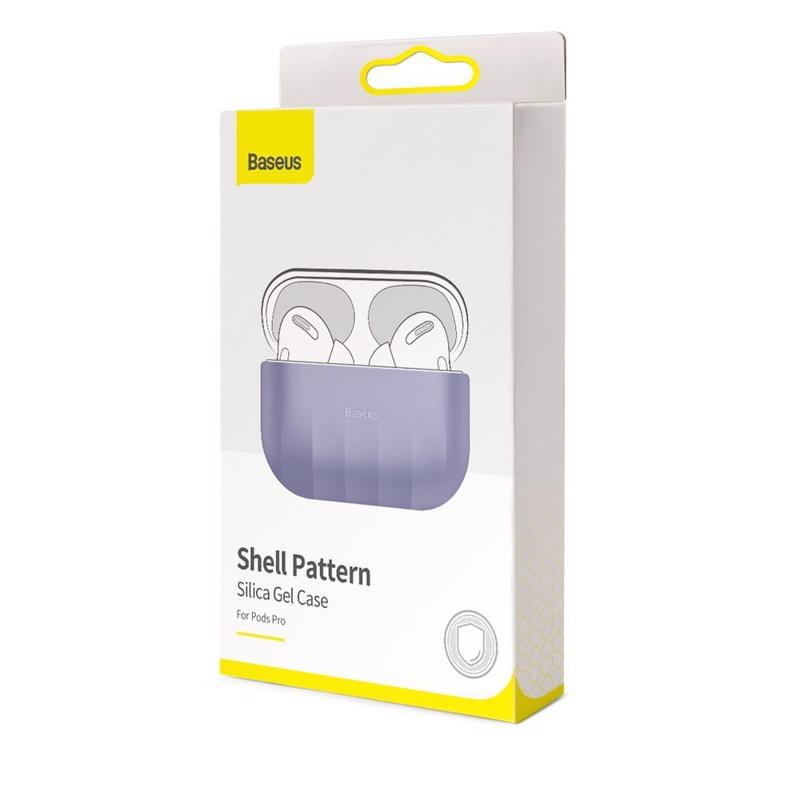 Baseus Shell Series Θήκη σιλικόνης (Apple Airpods Pro) violet (WIAPPOD-BK05)