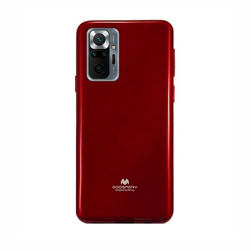 Goospery Jelly Case Back Cover (Xiaomi Redmi Note 10 Pro red