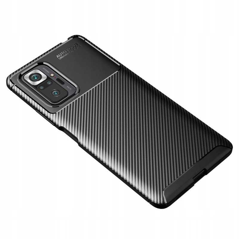 Carbon Fiber Case Back Cover (Xiaomi Redmi Note 10 Pro) black