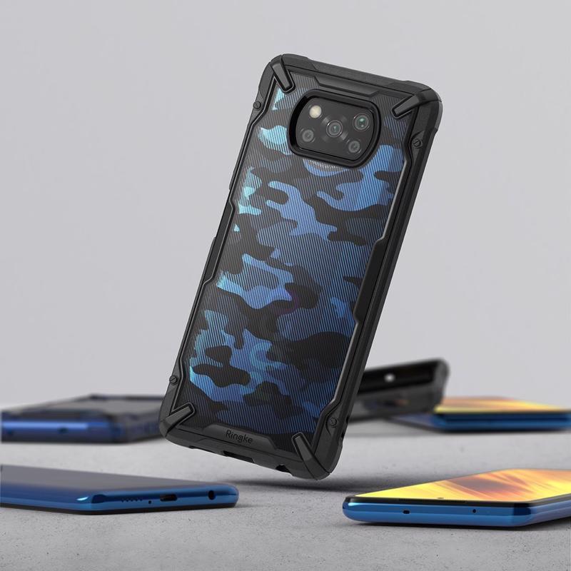 Ringke Fusion-X Camo Back Case (Xiaomi Poco X3 NFC / X3 PRO) camo black (XDXI0017)
