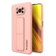 Wozinsky Kickstand Flexible Back Cover Case (Xiaomi Poco X3 NFC / X3 PRO) pink