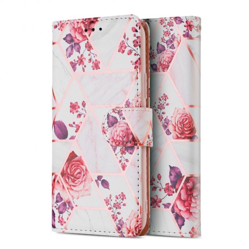 Tech-Protect Wallet Stand Book Case (Samsung Galaxy A72) floral rose