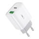 WK Design QC 3.0 Wall Charger USB + Type-C 20W (WP-U53) white