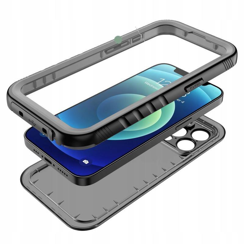 Tech-Protect Shellbox IP68 WaterProof Case (iPhone 15 Pro) black
