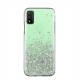 Star Glitter Shining Armor Back Cover (Huawei P Smart 2020) green