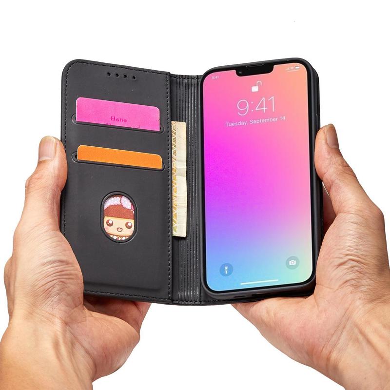 Wallet Card Holder Book Case (Samsung Galaxy S22 Ultra) black