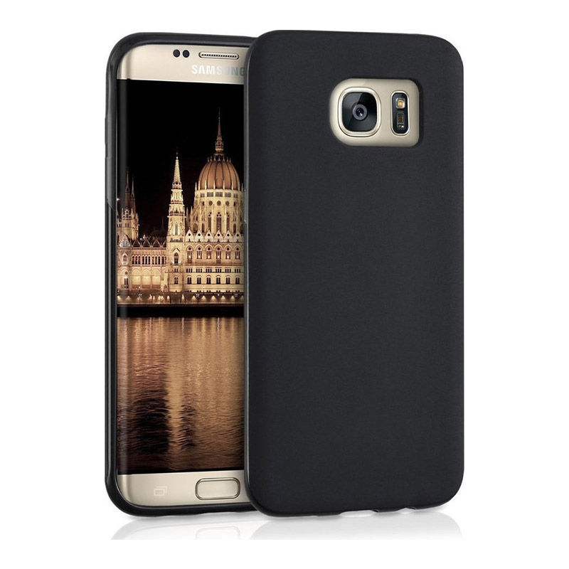 Soft Matt Case Back Cover (Samsung Galaxy S7) black