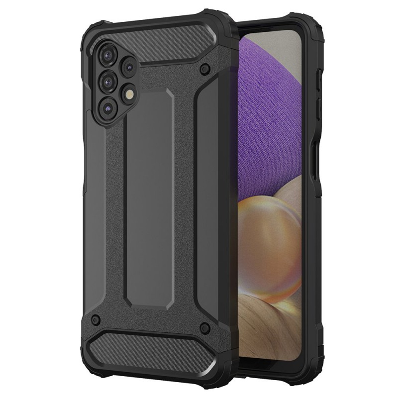 Hybrid Armor Case Rugged Cover (Samsung Galaxy A32 4G) black
