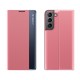 Sleep Window Case Book Cover (Samsung Galaxy S22 Plus) pink