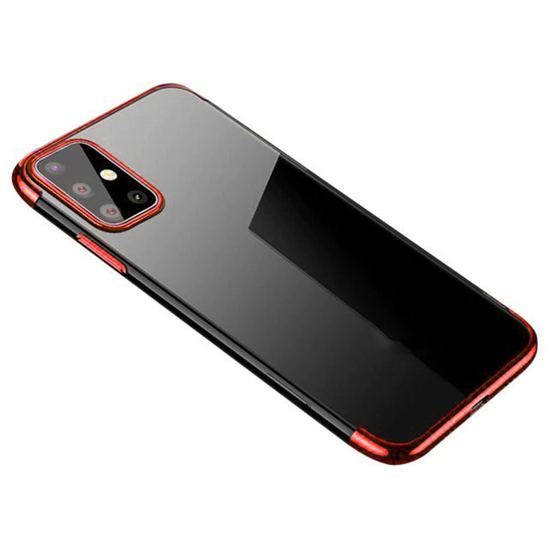 Clear Electroplating Case Back Cover (Samsung Galaxy A53 5G) red