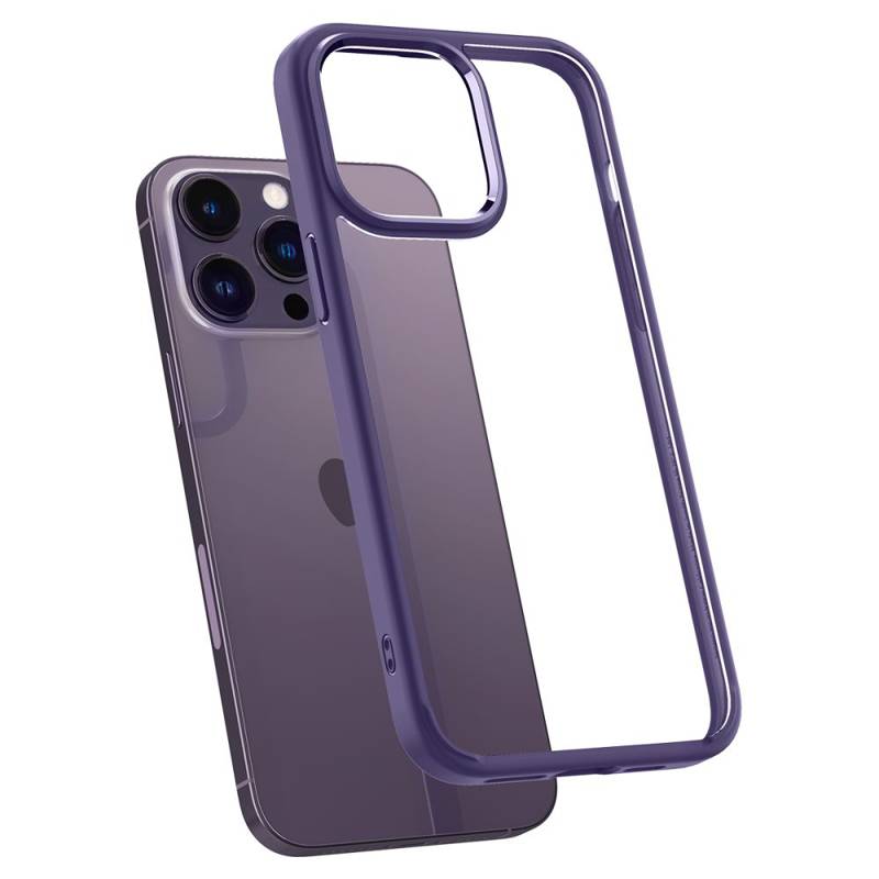 Spigen® Ultra Hybrid™ ACS05577 Case (iPhone 14 Pro) deep purple